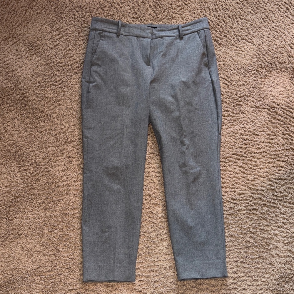 J. Crew Women's Gray Straight Leg Pants